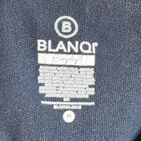 Blanqi Maternity Support Crop Leggings Navy Blue Women’s Size Medium Stretch - Picture 9 of 10